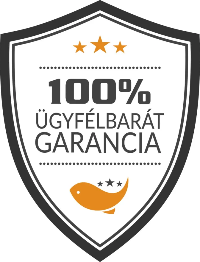 100 ügyfelbarat garancia logó