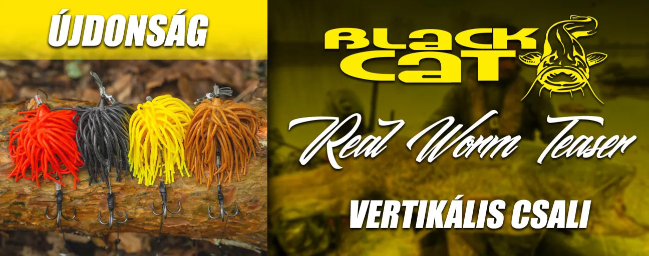 BlackCat Vertikális Harcsa Csali
