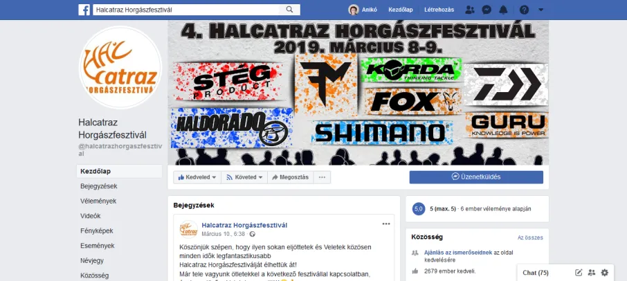 halcatraz horgászfesztivál FB kezdőlap