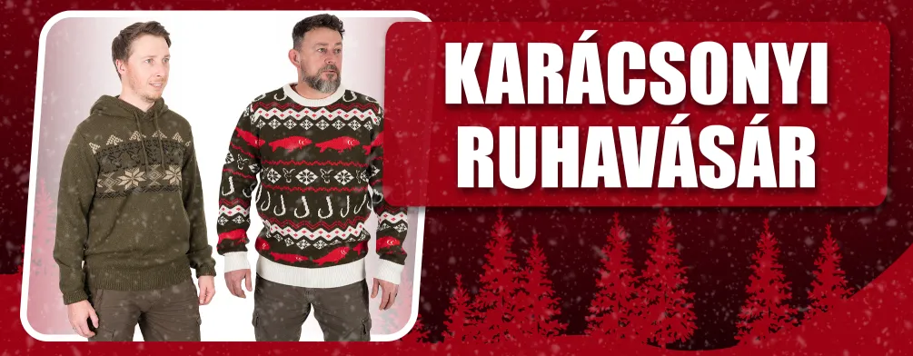 Karácsonyi ruha vásár a horgász webáruházban | Halcatraz