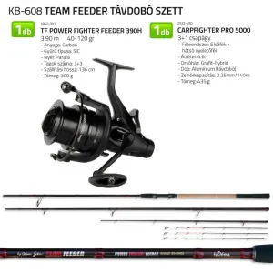 By Döme Team Feeder Távdobó Szett – Power Fighter 390H & Pro 5000