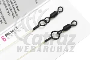 Korda Combi Multi Rig Wide Gape Barbless – 6 – Kész Előke