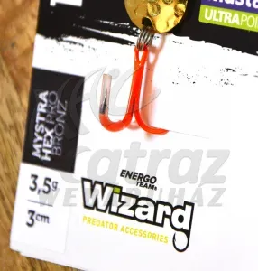 Wizard Strike+ Mystra Pro HEX Támolygó Villantó 3cm 3,5g - Bronz Hex