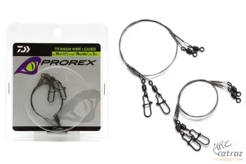 Daiwa Prorex PX Csukázó Előke Titanium Wire Leader 20cm 22kg - 50 lb