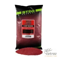 Stég Product Carp Bomb Red Carp 1kg - Stég Prémium Etetőanyag