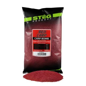 Stég Product Carp Bomb Red Carp 1kg - Stég Prémium Etetőanyag