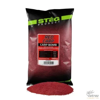 Stég Product Carp Bomb Red Carp 1kg - Stég Prémium Etetőanyag