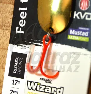 Wizard Strike+ Runex Támolygó Villantó 7cm 17g - Bronz Sima