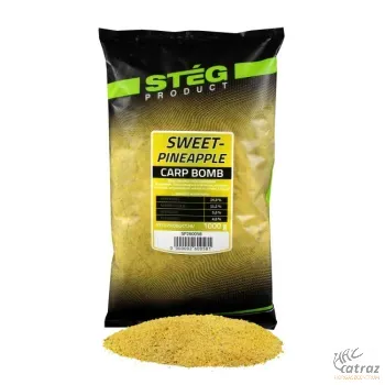 Stég Product Carp Bomb Sweet Pineapple 1kg - Stég Prémium Etetőanyag