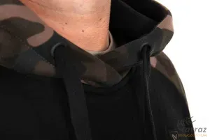 Fox Kapucnis Horgász Pulóver Méret: 3XL - Fox Black/Camo Pullover Premium 310 Hoodie
