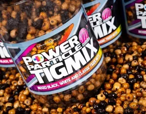 Mainline Power Plus Particles TigMix 3kg - Mainline PVA Barát Vegyes Tigrismogyoró