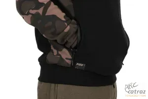 Fox Kapucnis Horgász Pulóver Méret: 3XL - Fox Black/Camo Pullover Premium 310 Hoodie