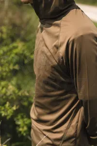 Korda UPF Hooded Top Dark Khaki – 3XL – UV Álló Póló