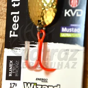 Wizard Strike+ Runex Pro Támolygó Villantó 7cm 17g - Bronz Gödrös