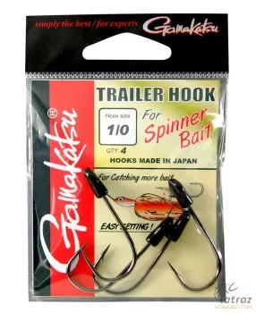 Gamakatsu Trailer Horog Méret: 2/0 Spinnerbait Csalihoz - Gamakatsu Trailer Hook