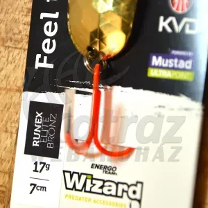 Wizard Strike+ Runex Elite Támolygó Villantó 7cm 17g - Bronz Pikkely