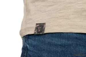 Fox Limitált Kiadású Horgász Póló Méret: XL - Fox Limited LW Khaki Large Print