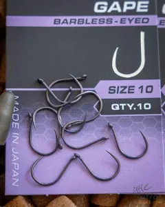 Matrix X9 Carp Wide Gape Eyed Méret: 10 - Matrix Feeder Horog