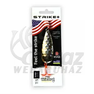 Wizard Strike+ Runex Elite Támolygó Villantó 7cm 17g - Silver Pikkely