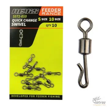 Nevis Feeder Gyorskapocs 8-as Medium - Feeder Quick Change Swivel