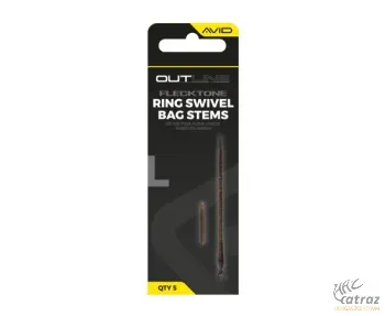 Avid Outline FleckTone Bag Stems Ring Swivel Long - PVA Szerelék