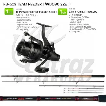 By Döme Team Feeder Távdobó Szett – Power Fighter 420XH & Pro 5000