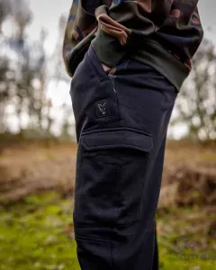 Fox Combat Melegítő Nadrág Méret: 2XL - Fox LW Black/Camo Combat Joggers