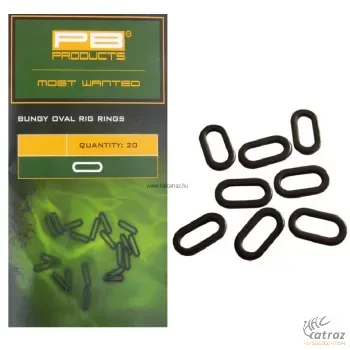 PB Products Bungy Oval Rig Rings 20db/cs