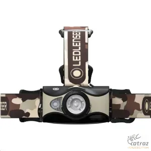 LEDLenser Fejlámpa MH8 Tölthető 600LM/200LM - Camo Szín