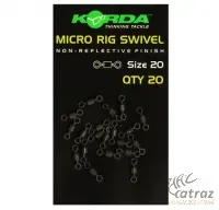 Korda Micro Rig Swivel - Korda Micro Forgó 20 db/csomag