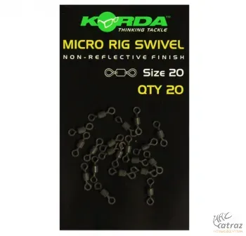 Korda Micro Rig Swivel - Korda Micro Forgó 20 db/csomag