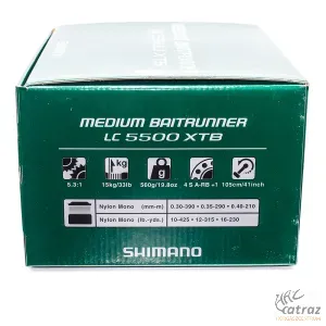 Shimano Medium Baitrunner XTB LC Nyeletőfékes Távdobó Orsó