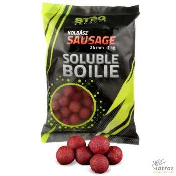 Stég Product Oldódó Bojli 20 mm Kolbász - Stég Soluble Boilie 20mm Sausage 1kg