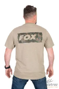 Fox Limitált Kiadású Horgász Póló Méret: 3XL - Fox Limited LW Khaki Large Print