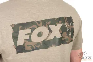 Fox Limitált Kiadású Horgász Póló Méret: 3XL - Fox Limited LW Khaki Large Print
