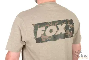 Fox Limitált Kiadású Horgász Póló Méret: 3XL - Fox Limited LW Khaki Large Print