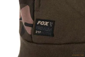 Fox Kapucnis Horgász Pulóver Méret: L - Fox Khaki/Camo Pullover Premium 310 Hoodie