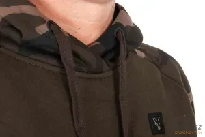 Fox Kapucnis Horgász Pulóver Méret: L - Fox Khaki/Camo Pullover Premium 310 Hoodie