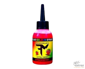 Feedermánia Fluo Colour Syrup Strawberry - Feedermánia Epres Fluo Aroma