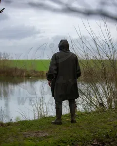 Fox Khaki Poncho – 100% Vízálló Horgász Esőruha