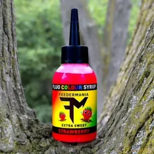 Feedermánia Fluo Colour Syrup Strawberry - Feedermánia Epres Fluo Aroma