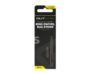 Avid Outline Flecktone Bag Stems Ring Swivel Short - PVA Szerelék