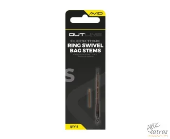 Avid Outline Flecktone Bag Stems Ring Swivel Short - PVA Szerelék