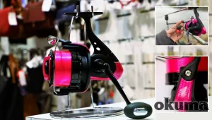 Okuma Custom Black Pink Princess Távdobó Orsó