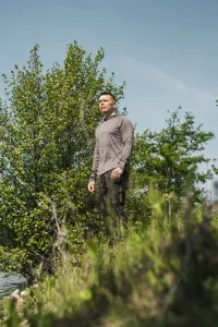 Korda UPF Hooded Top Charcoal – M – UV Álló Felső