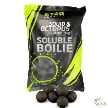 ​​STÉG PRODUCT Oldódó Bojli 24 mm Hal & Polip 1 KG