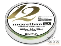 Zsinór Daiwa Morethan 12 Braid EX+Si 0,12mm 135m Lime Green