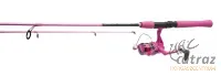 Női Pergető Szett - Kinetic RamaSjang CC Pink 5'6" ML 5-24 gramm 2 Részes Pergető Bot