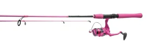 Női Pergető Szett - Kinetic RamaSjang CC Pink 5'6" ML 5-24 gramm 2 Részes Pergető Bot