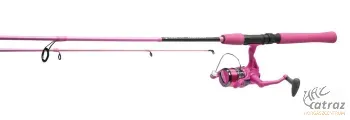 Női Pergető Szett - Kinetic RamaSjang CC Pink 5'6" ML 5-24 gramm 2 Részes Pergető Bot